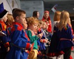 Samisk barnekor på Rådshuset 6. februar