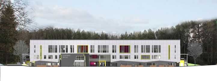 Foto: Framside Nye Tokerud Slik blir vår nye skole på framsiden